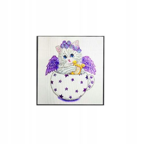 30*40cm 5d Strass Bricolage Chat Papillon Diamant
