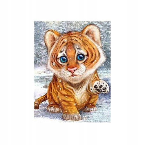 Chat Tigre Singe Diamant Couture Diy 5d