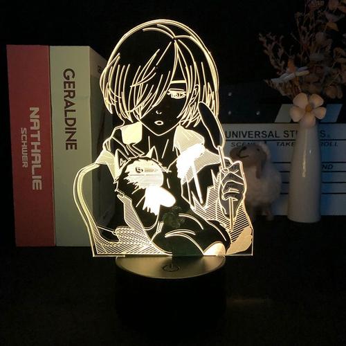 Yuri On Ice Uri Plissetsky ? Lampe Led 3d À Capteur Tactile, Anime, Veilleuse Pour Chambre À Coucher, Cadeau D'anniversaire Mignon, Cadeau D'amour Pour Enfant