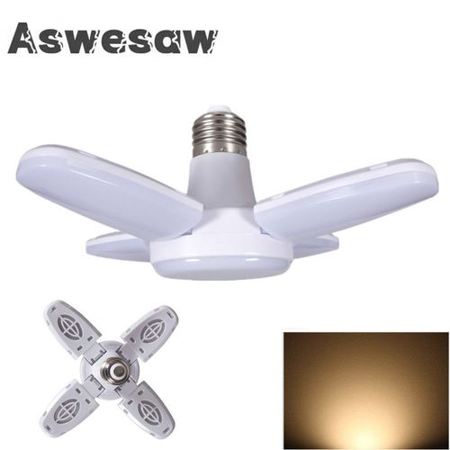 Ampoule Led Pliable Avec Lame De Ventilateur, Lampe De Synchronisation, Veilleuses Pour La Maison, Éclairage De Plafonnier, 110 V, 28w