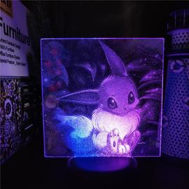 Veilleuse Mew | Lampe de Chevet Mew | Luminaire Pokemon Mew 3D LED