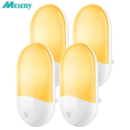 Lampe Led Avec Capteur, Prise Ue, Veilleuse Blanche Chaude, Du Crépuscule Au Crépuscule, Pour Enfants, Maison, Chambre À Coucher, Salle De Bains, Cuisine, Escaliers