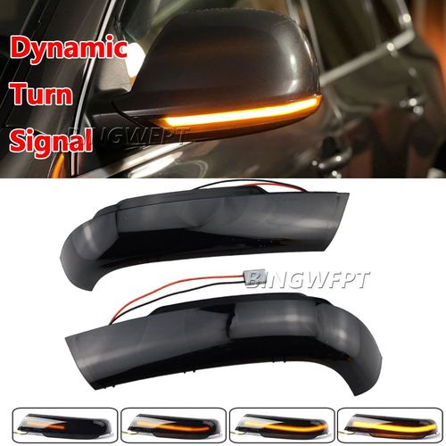 Feu Clignotant Dynamique Pour Vw Volkswagen Touareg I Mk1 7l, 2 Pièces, Lumière Séquentielle Led Pour Rétroviseur Latéral, 2007 2008 2009 2010