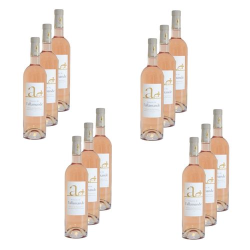Lot 12x Vin Rosé A - Aop - Provence - Bouteille 750ml
