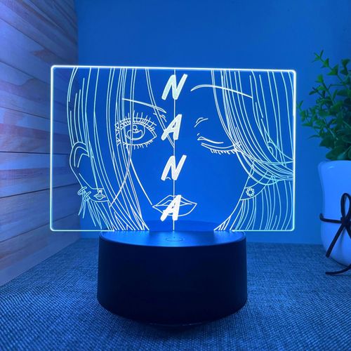 Lampe Led En 3d À L'effigie Des Personnages De Manga Pour Filles Et Enfants, Luminaire Décoratif D'intérieur, Idéal Pour La Chambre À Coucher Ou Comme Cadeau, Livraison Directe