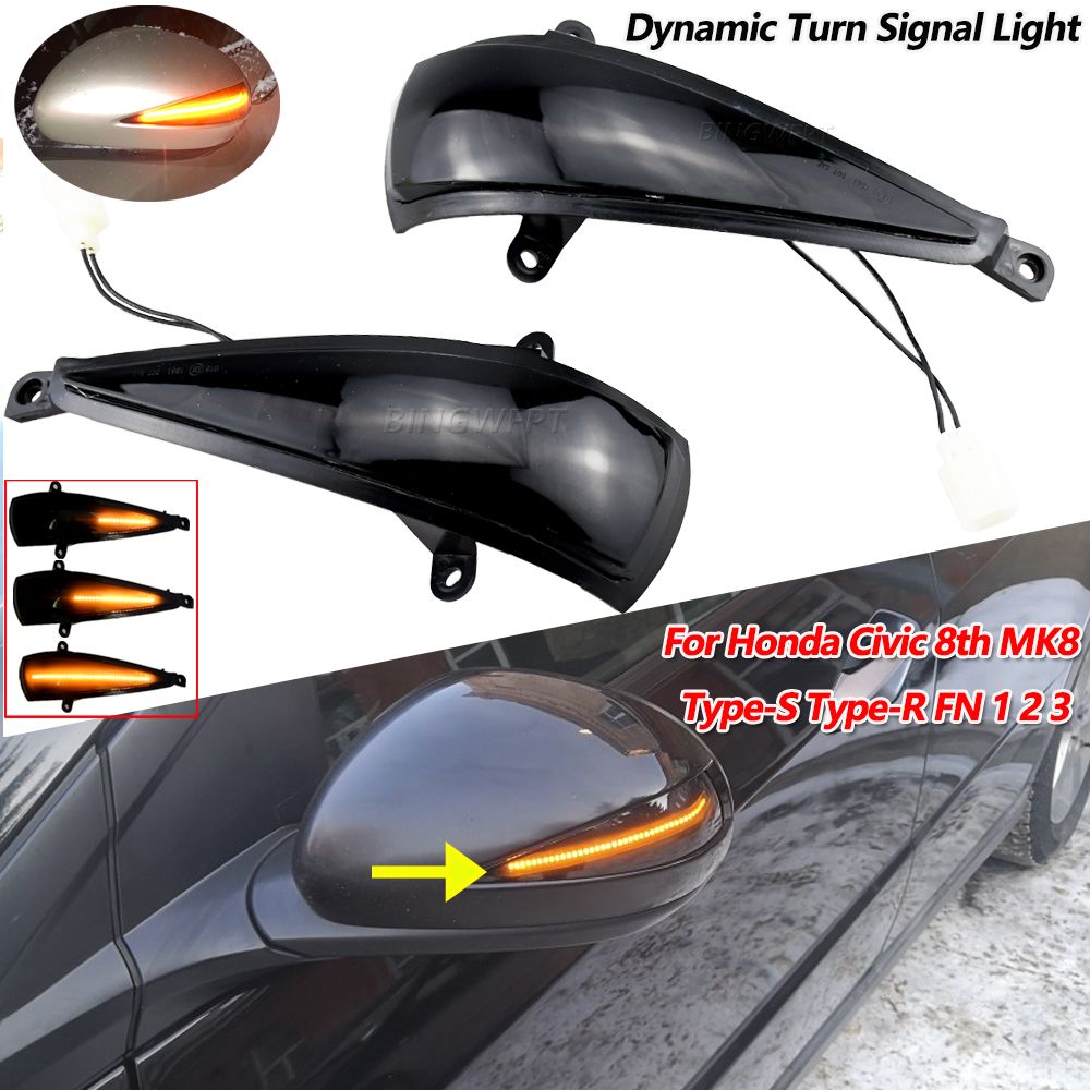 Feu De Rtroviseur Latral Led Pour Honda Civic 2005 ? 2012,...