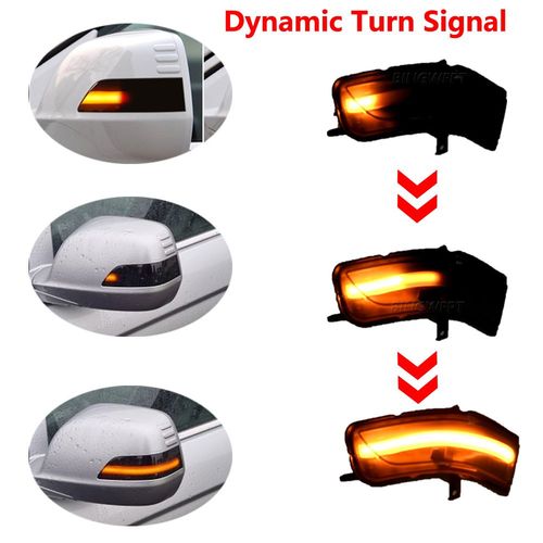 Feu De Rétroviseur Led Noir Dynamique, Clignotant Séquentiel, Pour Honda Crv Cr-V 2007 ? 2011 Crosstour 2011 ? 2016