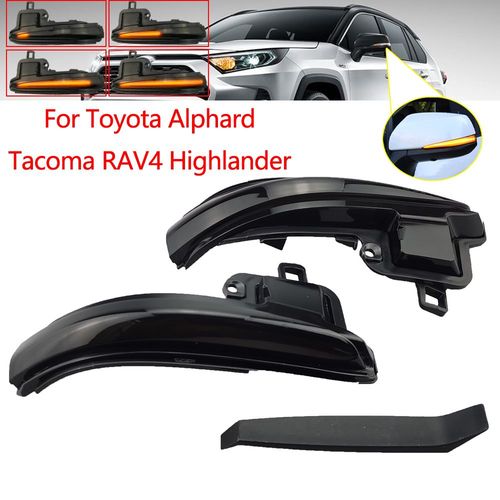 Rétroviseur Led Pour Toyota Alphard Vellfire Lexus Lm Rav4 Highlander Tacoma 2016 ? 2020, Indicateur De Clignotant Dynamique