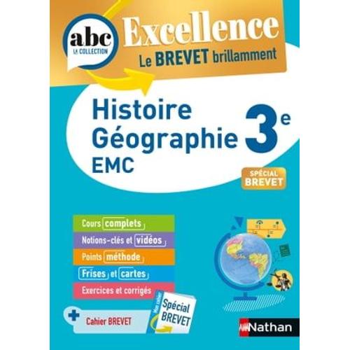 Abc Excellence - Histoire Géographie - Enseignement Moral Et Civique - 3e