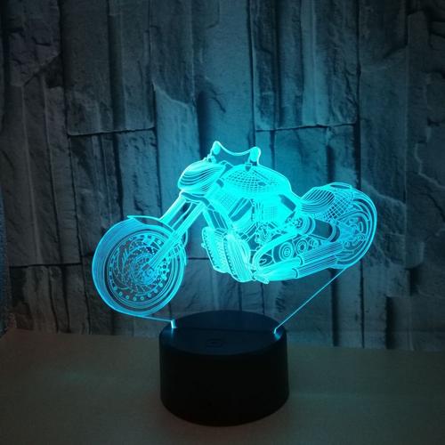 Lampe Led 3d À Effet D'illusion, 7 Couleurs Changeantes, Luminaire Décoratif D'intérieur, Idéal Comme Cadeau D'anniversaire Ou De Noël Pour Un Enfant Ou Un Garçon