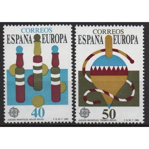Espagne Timbres Europa 1989