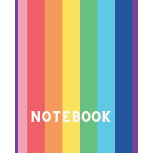 Notebook: 8x10 Blank Lined Notebook For Writing