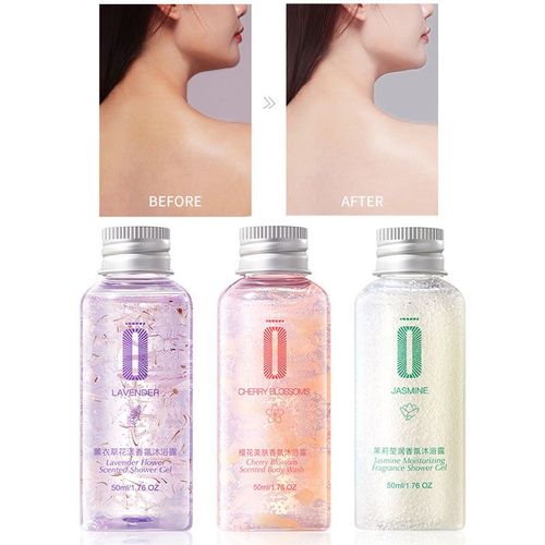 Gel Douche À La Lavande, Jasmin, Fleurs De Cerisier, Hydratant, Blanchissant, Élégant, Parfum, Contrôle De L'huile, Soins Du Corps 