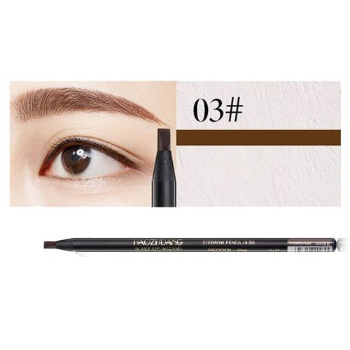 Crayon À Sourcils Pour Ombre À Paupières, Stylo Cosmétique, Brosse Pour Ombre À Paupières, Tatouage Naturel Durable, Teinte Imperméable, Ensemble De Maquillage, Beauté 