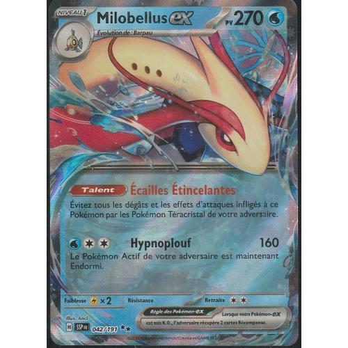 Carte Pokémon - Milobellus Ex - 042/191 - Ultra-Rare - Ev8 Etincelles Déferlantes