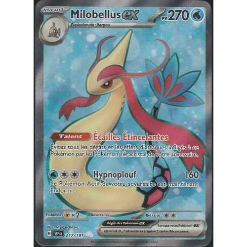 Carte Pokémon - Milobellus Ex - 217/191 - Secrète-Rare - Ev8 Etincelles Déferlantes