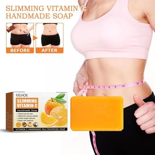 Savon Éclaircissant Pour La Peau, 100g, Vitamine C, Hydratant, Blanchissant, Réparateur, Nettoyant Pour Le Visage, O6i7 