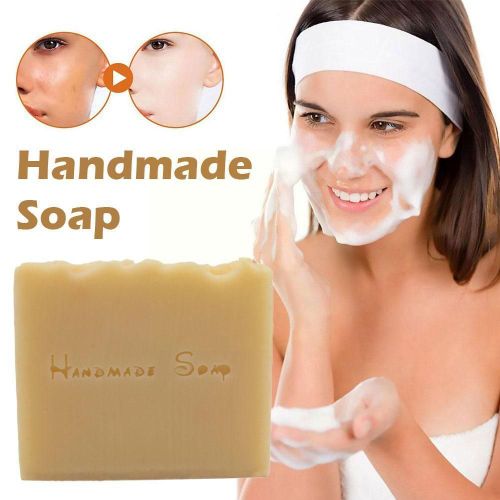 Savon Au Lait Au Miel Fait À La Main, Collagène, Contrôle De L'huile, Peau, Miel, Pores, Blanchiment, Acné, Savon Hydratant, Élimination Du Lait, S4v1 