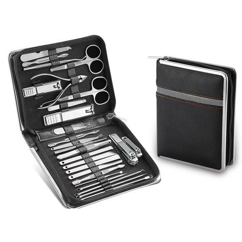 Kit De Manucure Avec Pince À Orteils, 26 Pièces, Traitement Des Pieds, Ciseaux, Ensemble De Manucure, Coupe-Ongles 