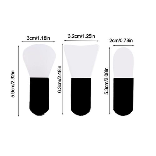 Brosse De Maquillage En Silicone Pour Masque Facial, Brosse Professionnelle Pour Crème De Boue, Soins De La Peau, Gel De Fond De Teint, Outil De Beauté Cosmétique 