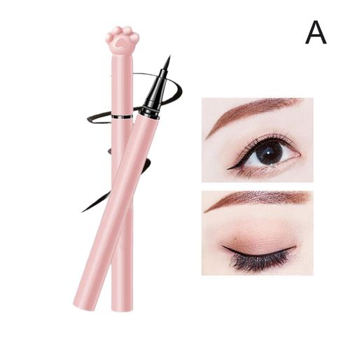 Eyeliner Liquide, Griffe De Chat, Noir, Marron, Imperméable, Longue Durée, Sans Bavures, Ultra-Fin, Lisse 