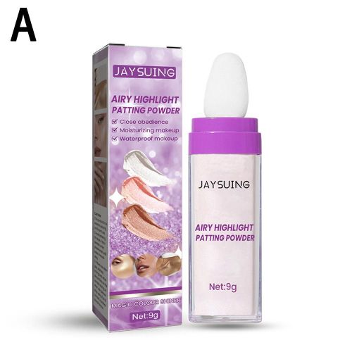 Poudre De Surligneur Blanche, 9g, Poudre À Paillettes, Poudre De Contour Scintillante Pour Visage Et Corps, Maquillage Pour Filles 