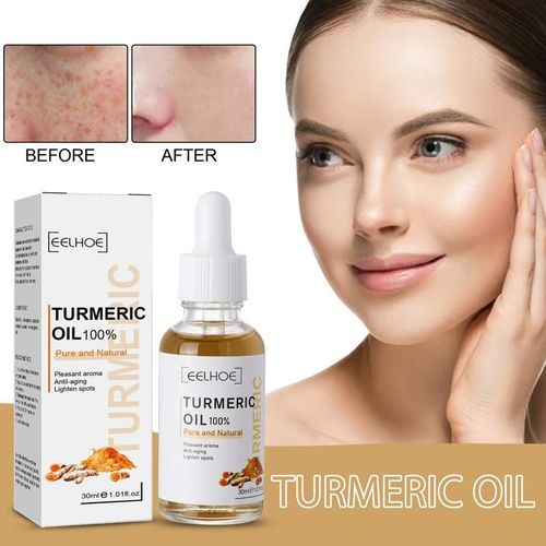 Huile Essentielle De Turmeric, Sérum Hydratant Pour Le Visage, Extrait De Turmeric Naturel, Essence Hydratante, Dissolvant De Taches Foncées, Huile Anti-Âge 