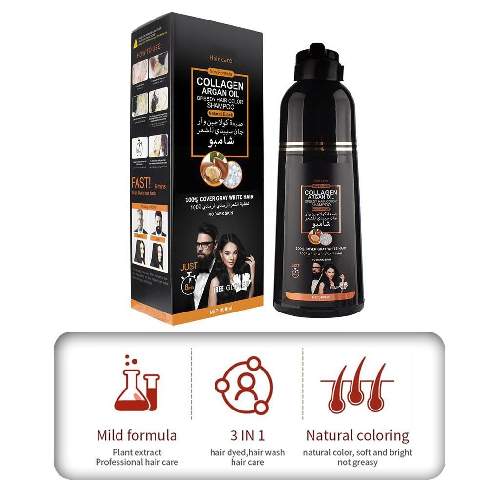 Disaar-Huile D'argan Marocaine Pour Cheveux Gris, 400ml, Rp... - 3