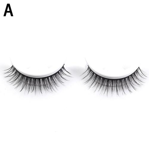 Faux Cils Naturels Pour Femmes, 1 Paire, Doux, Duveteux, Extensions De Maquillage, Cosplay, Quotidien, E5z9 