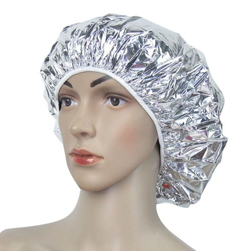 Bonnet De Douche Élastique En Aluminium, Avec Isolation Thermique, Bonnet De Bain Pour Femmes, Salon De Coiffure, Salle De Bain 