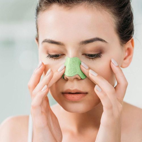 Dissolvant De Points Noirs, Masque Nasal En Profondeur, Bande De Nettoyage Des Pores, Nez, Tête, Nez, Acné, Soins, Masque, Autocollant Pour La Peau, L5x3 