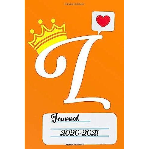 L: Letter L Initial Alphabet Monogram Journal Notebook. Cute Personalized Journal & Diary For Writing & Taking Note For Kids And Girls/Boys And Women/Men