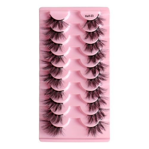 Faux Cils Épais En Vison Fait À La Main Pour Femme, Extension Capillaire, Longs, Beauté, Volume 