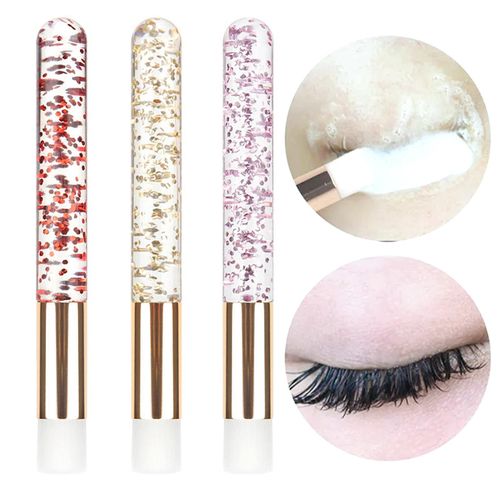 Brosse De Nettoyage Pour Extensions De Cils En Cristal, Nez Doré, Tête Noire, Dissolvant De Mousse, Greffage De Cils, Applicateur De Shampooing, Outils De Maquillage 
