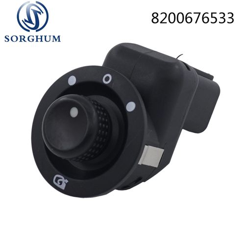 Bouton De Commande De Rétroviseur Sorgho, Renault Clio Iii, Décennie Kii, Megane 2, Scenic 2, Oke Goo, 8200109014, 8200676533