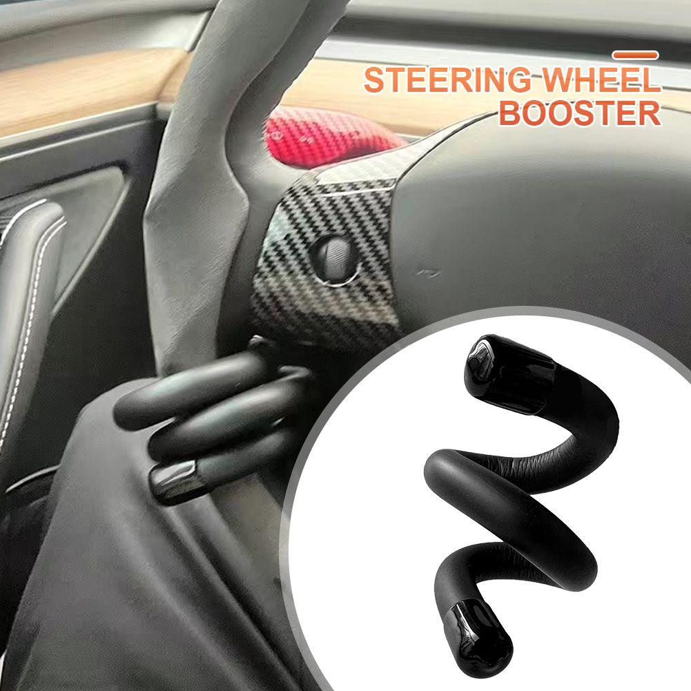 Rehausseur de volant de voiture réglable, coussin de poids Auto assisté,  mousse de coton, bouton rotatif à 360 degrés pour Tesla modèle 3 Y