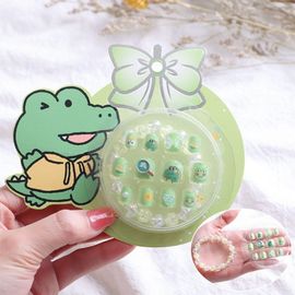 Faux Ongles Lapin Pour Enfants, 24 Pièces, Couverture Complète, Bricolage, Jolis Patchs Pour Ongles 