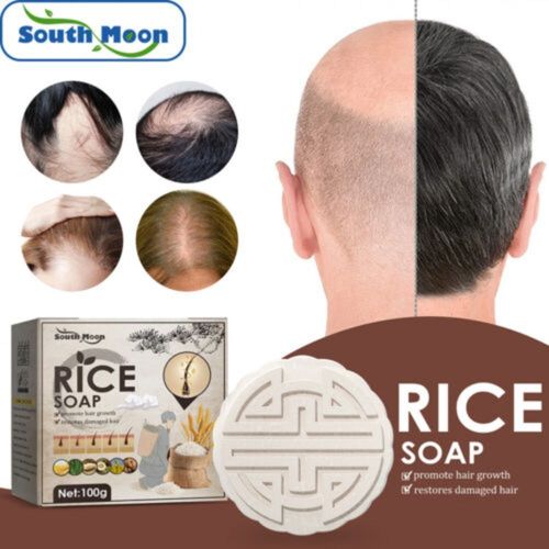 Savon Anti-Perte De Cheveux, Essence De Polygonum, Nourrissant, Barre De Shampoing, Savon De Riz Hydratant, Sain 