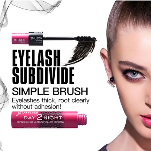 Mascara Noir À Friser Naturel Et Optique, Crème À Cils Longue Durée, Résistant À La Transpiration, Cadeau D'anniversaire, 2 En 1 