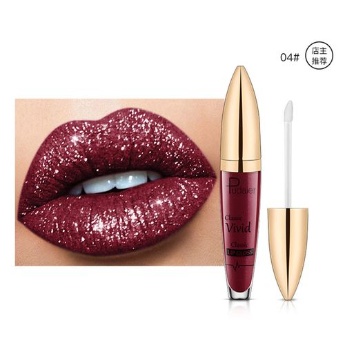 Rouge À Lèvres En Forme De Tasse, Brillant Nacré, Antiadhésif, Diamant, Tendance, 5ml 