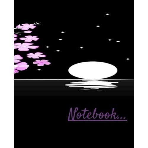 Lavender Moon Notebook: 100 Pages
