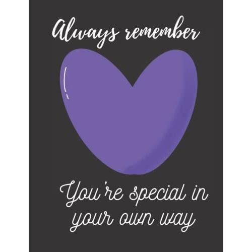 Notebook: Purple Chrome Heart Notebook Journal: Size 8.5x11.200 Pages.