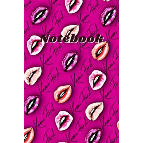 Kami Ford Beauty Notebook - Violet: 120 Pages Wide Ruled Lined Matte Cover