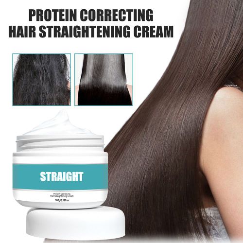 Crème De Soin Professionnelle En Protéines Pour Cheveux Raides Et Bouclés 