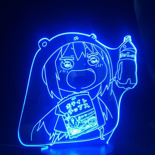 Lampe 3d En Acrylique, Anime Himouto Umaru Chan, Veilleuse Pour Chambre À Coucher, Décor Pour Enfants, Éclairage Coloré, Nouveauté, Livraison Directe