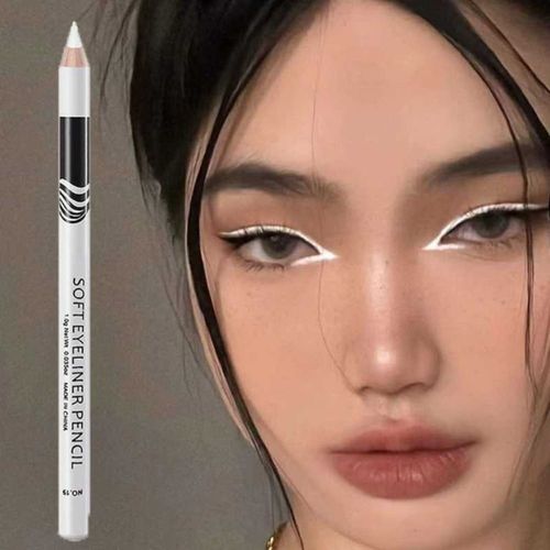 Eyeliner Pailleté Longue Durée, 12 Pièces/Boîte, Crayon À Paupières Blanc, Mode Cosmétique, Crayon À Paupières, Éclaircissant, Stylo, Surligneur 
