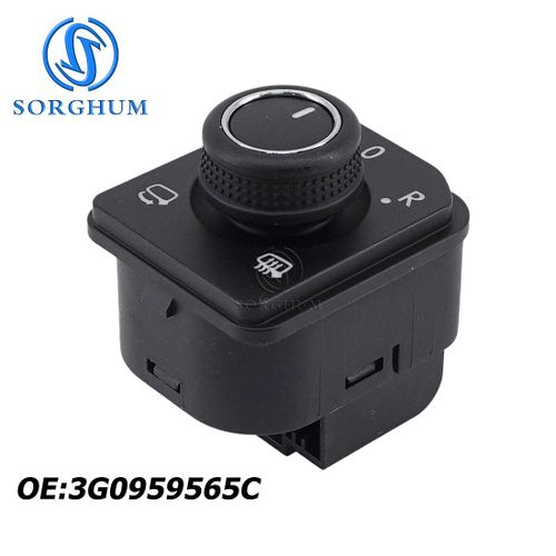 Sorghum Bouton De Commande De Rétroviseur Pour Volkswagen Tiguan, Seat, Passat 2016, 2017, 2018
