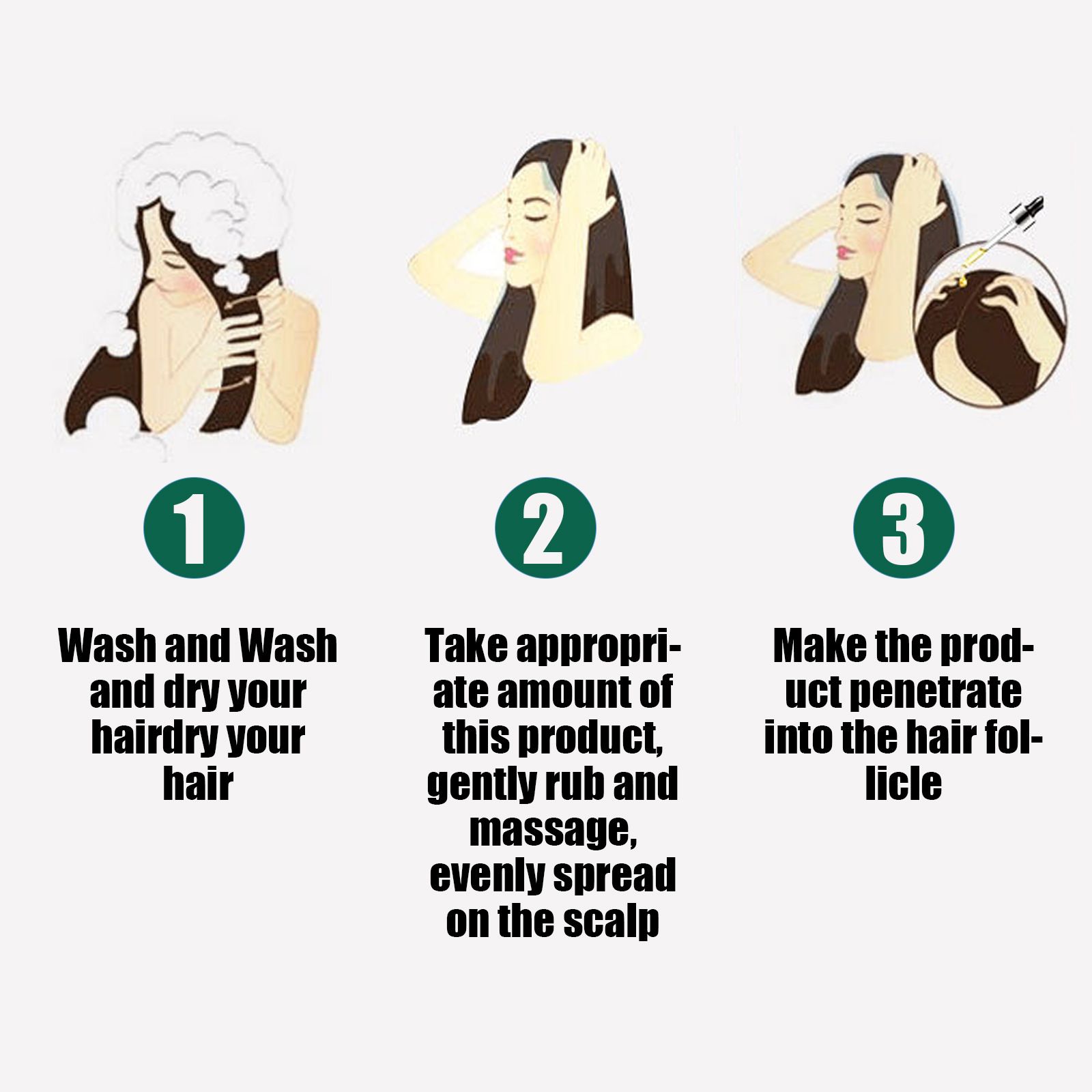 Solution Nutritive Aux Huiles Essentielles Pour Cheveux, Soi... - 3