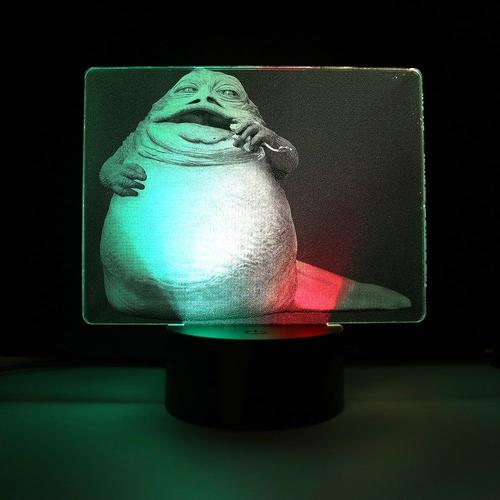 Lampe De Nuit Led Colorée En Acrylique, 2 Tons, Lampe De Décoration Pour Chambre D'enfant, Cadeau D'anniversaire, Science-Fiction 3d