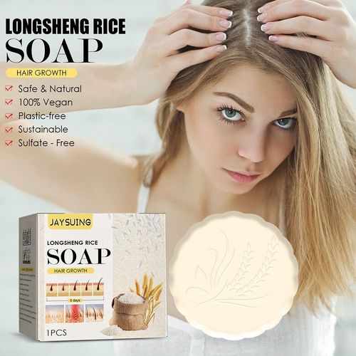 Savon Nettoyant Hydratant Anti-Perte De Cheveux, Parfum Floral, Lavage Des Cheveux, Shampoing Au Riz, Nouveau 